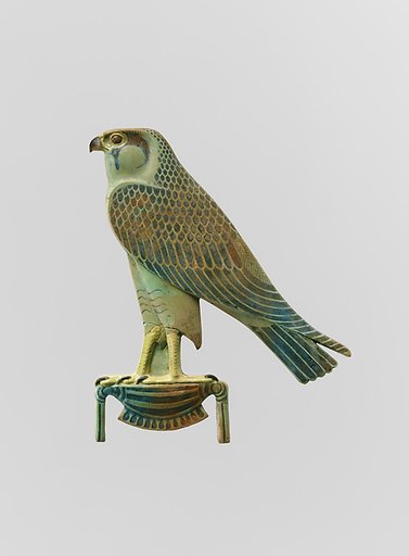 Inlay of the Horus falcon on the hieroglyph for "gold"