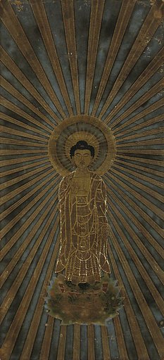 Amida Manifesting in the Dharma-body of Expedient Means