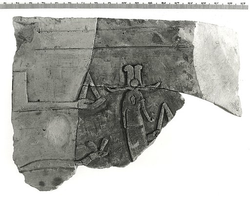 Raised relief fragment