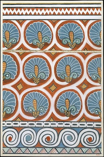 Ceiling Pattern, Tomb of Qenamun