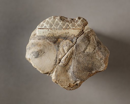 Tile with a head of a Mesopotamian captive from the palace of Ramesses II