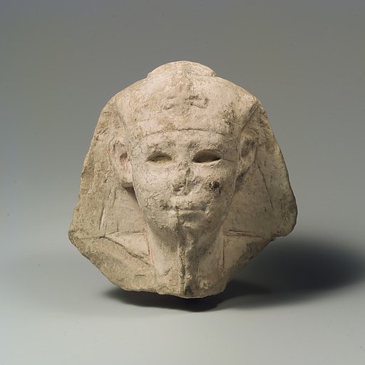 Head of a king as Khepri, possibly Ptolemy VI Philometor