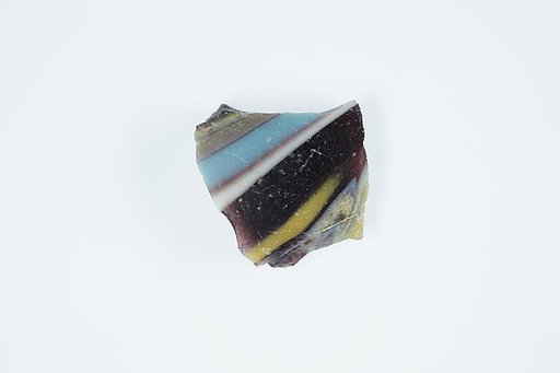 Fragment from Thick Walled Marbled Vessel