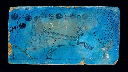 Tablet with Chariot Scene