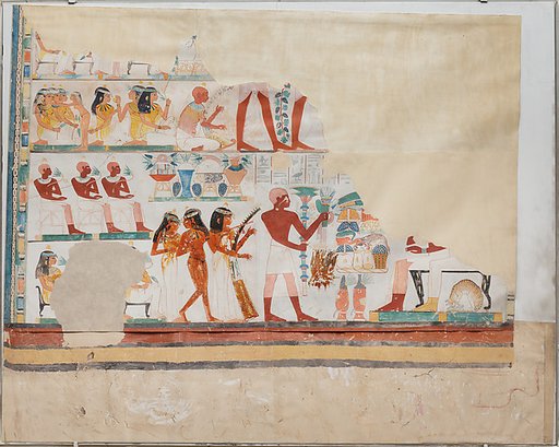 Banquet Scene with Musicians, Tomb of Nakht