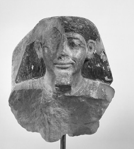 Head and Shoulders of a Man from a Pair Statue