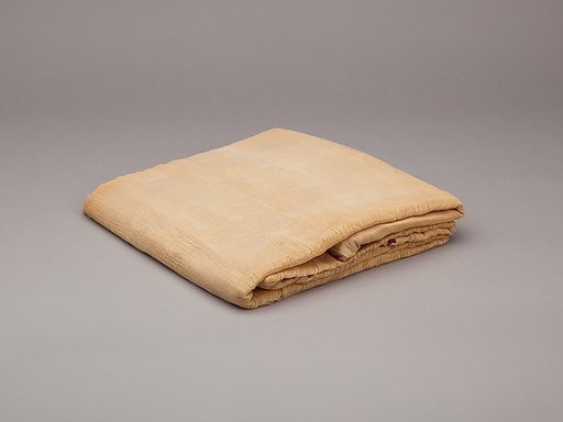 Sheet, woven linen mark, medium spin, medium weave