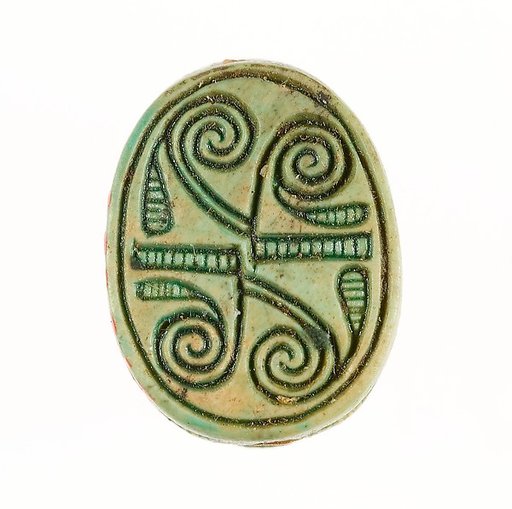 Scarab Inscribed with a Geometric Pattern