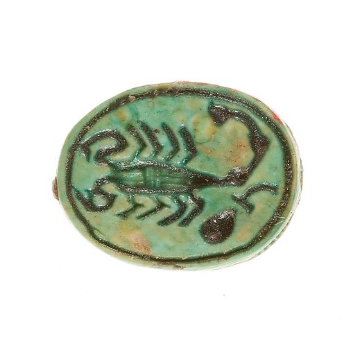 Scarab Inscribed with a Hieroglyphic Motif