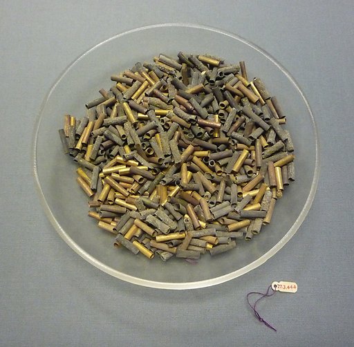 Cylinder Beads of Gold