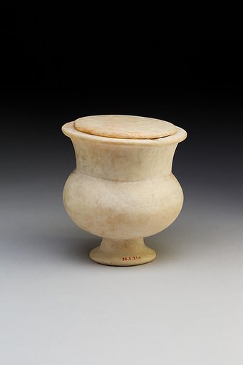 Open-Mouthed Cosmetic Jar with Lid