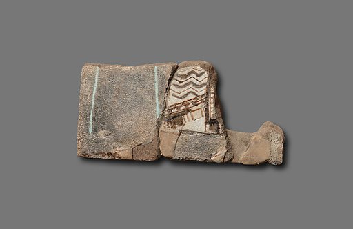 Tile from walls of Throne Room in the palace of Ramesses II