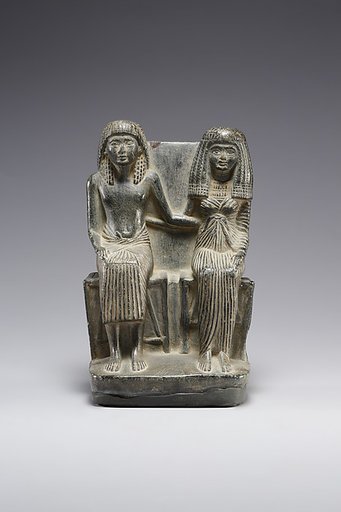 Seated Pair Statuette