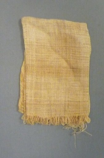 Miniature Linen Sheet From Foundation Deposit 2 of Hatshepsut's Valley Temple