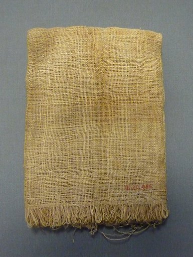 Miniature Linen Sheet From Foundation Deposit 2 of Hatshepsut's Valley Temple