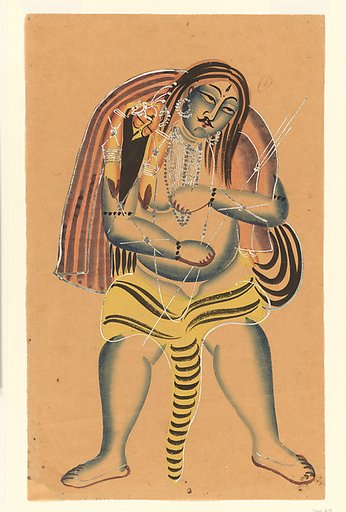 Shiva Carries the Corpse of Sati