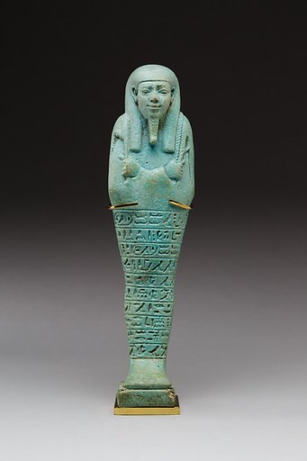Shabti of Psamtikmeryptah, overseer of the royal fleet