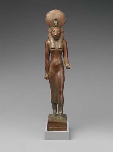 Statuette of Wadjet dedicated by Akanosh son of Pediamenopet