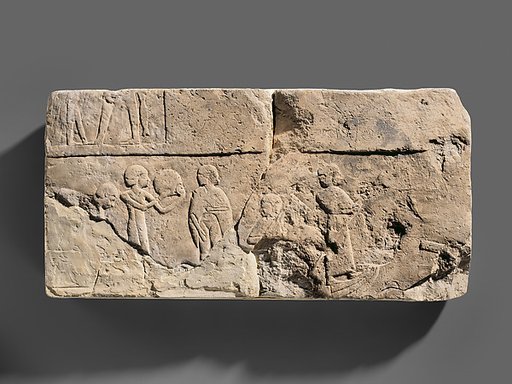 Relief of Women in a Boat