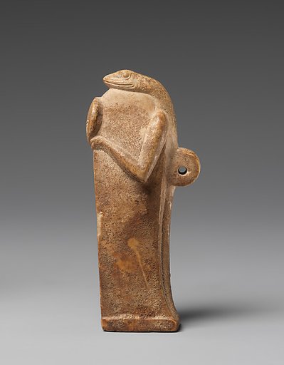 Snake amulet probably representing Atum