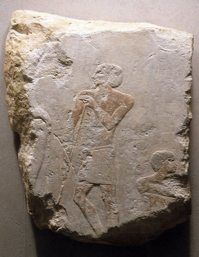 Relief depicting cattle farming