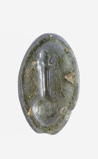 Cowroid Stamp Seal with a Nefer Hieroglyph on the Base