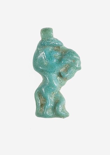 Amulet of Bes with tambourine