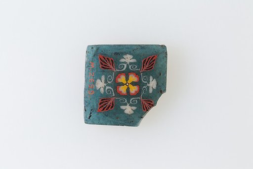 Inlay, floral square