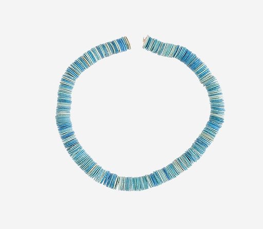 String of Large Flat Disk Beads