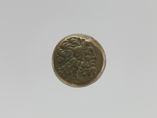 Coin of Ptolemy IV from a Ptolemaic hoard