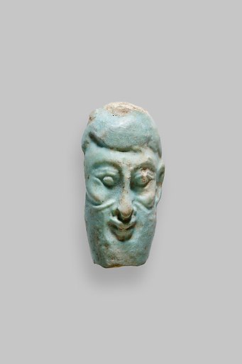 Head of a bearded man wearing a pointed cap, perhaps a so-called Persian rider