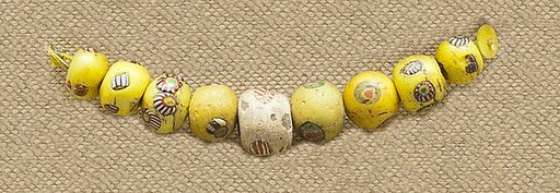 String of 9 Eyed Beads