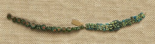 String of 19 "Bes" Beads