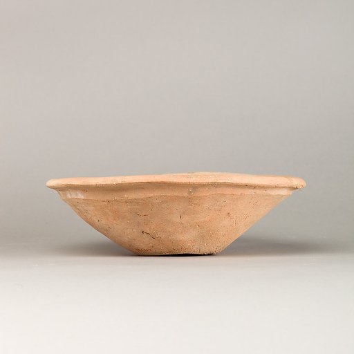 Bowl with flattened rim
