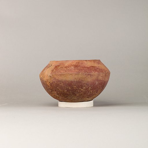 Red polished ware bowl
