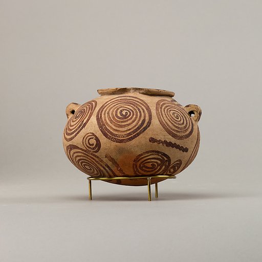 Decorated ware bowl illustratiing spirals