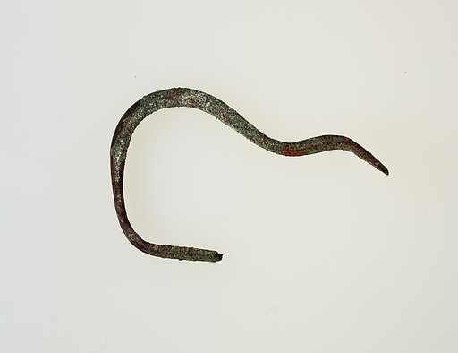 Jar handle in form of a hook