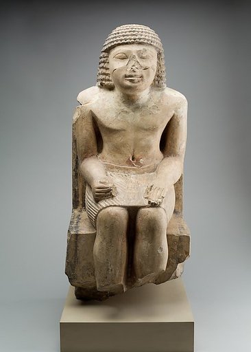 Seated Statue of the Nomarch Idu II of Dendera