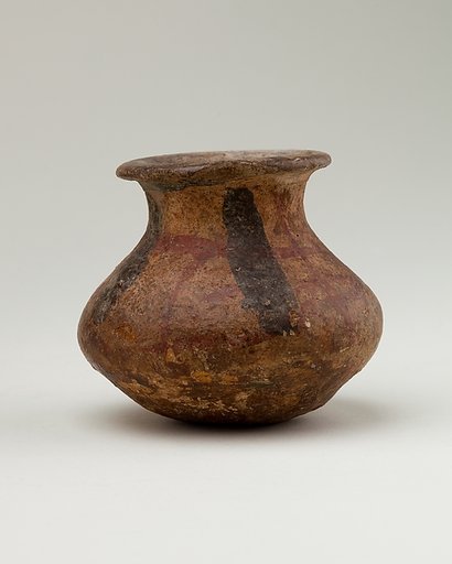 Jar, painted
