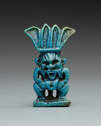 Double-sided Bes amulet