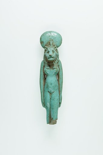 Statuette of a lion-headed goddess