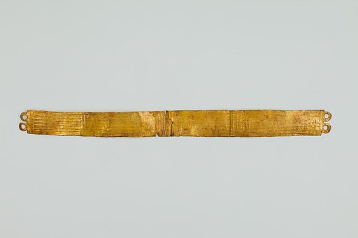 Amulet, sheet gold, bracelet