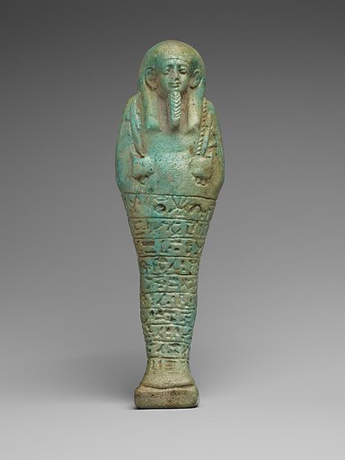 Shabti of the Treasurer of Lower Egypt Pa-abumeh, called Psamtik-seneb