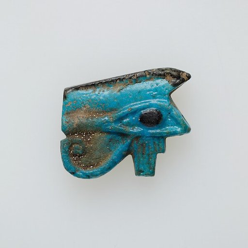 Wedjat eye amulet