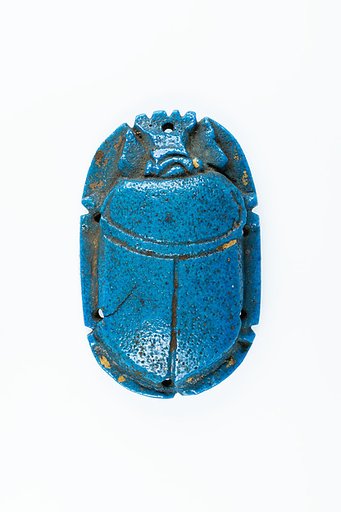 Scarab from mummy wrappings