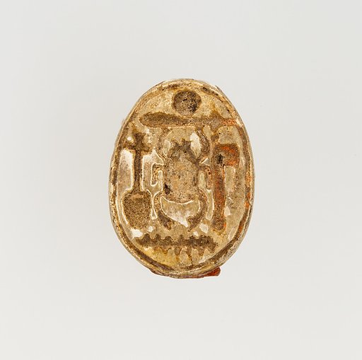 Scarab Inscribed with the Throne Name of Thutmose II