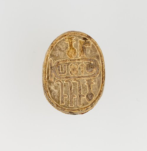 Scarab Inscribed with the Throne Name of Thutmose I