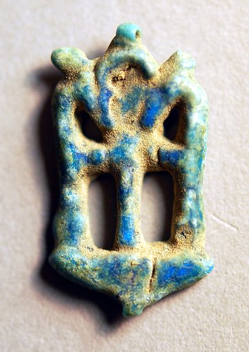 Amulet with an Ankh and Two Was Scepters