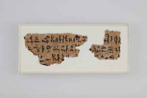 Letter with hieratic inscription