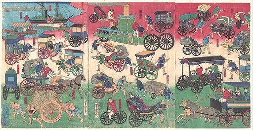 Vehicles on the Streets of Tokyo